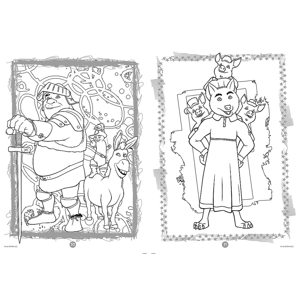 imagen de Libro para colorear de Shrek - Trefl 2