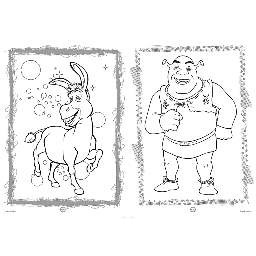 imagen de Libro para colorear de Shrek - Trefl 3