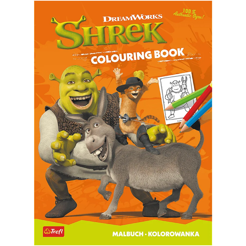 imagen de Libro para colorear de Shrek - Trefl 1