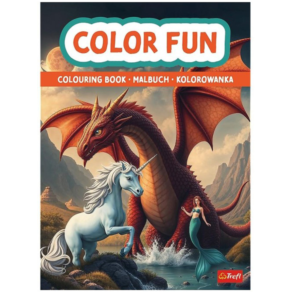imagen de Libro para colorear del mundo de la fantasía - Trefl 1