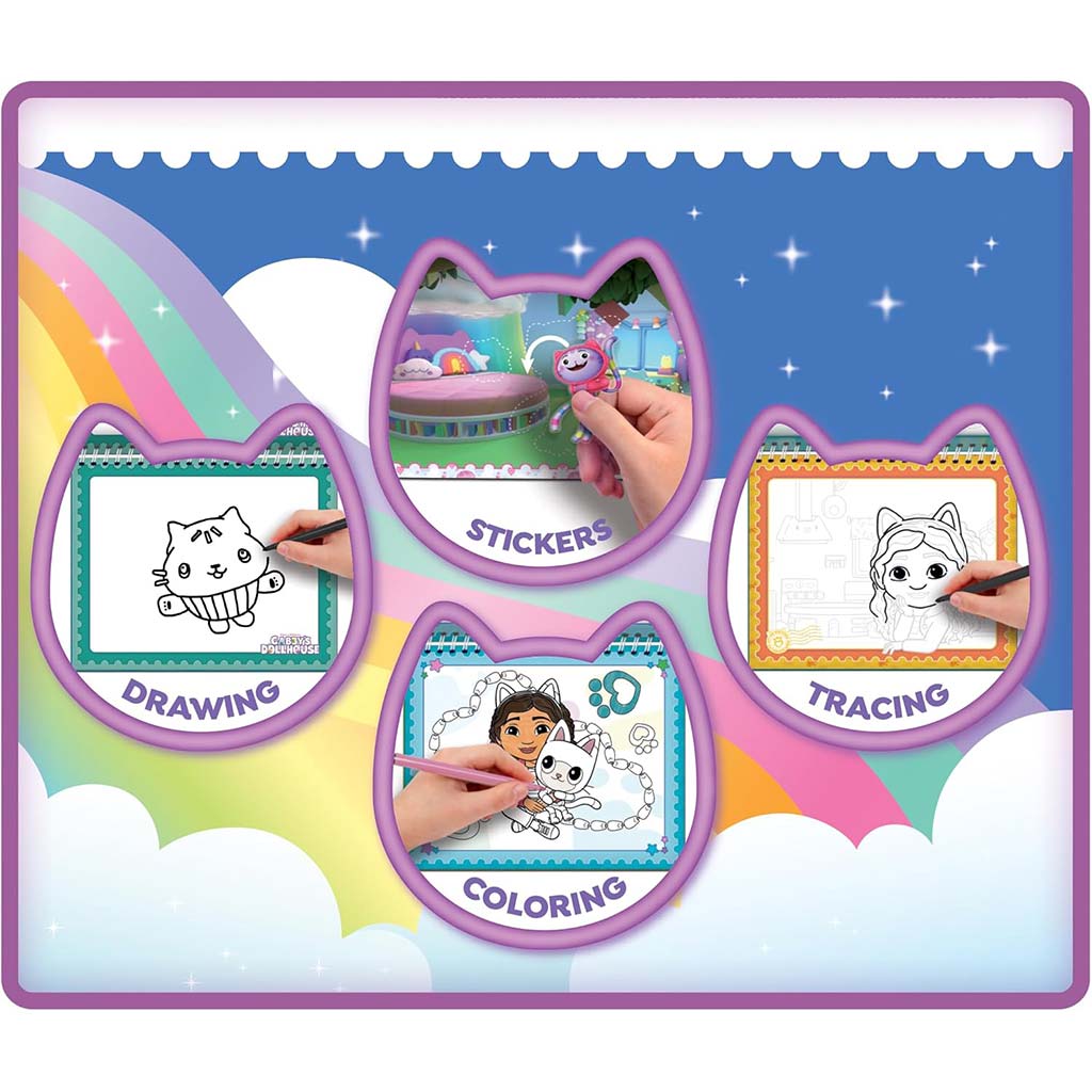 imagen de Libro para colorear Gabi Casa de Muñecas Purr-Ific - Lisciani 2
