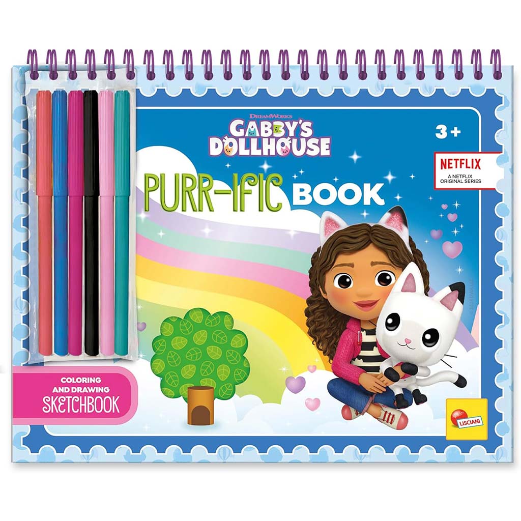 imagen de Libro para colorear Gabi Casa de Muñecas Purr-Ific - Lisciani 1