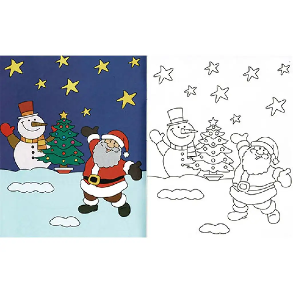 imagen de Libro para colorear para niños - Navidad 2