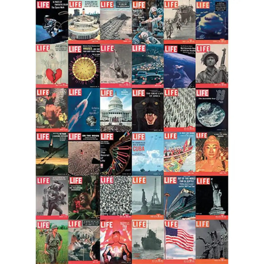 imagen de LIFE Revista: Portadas HQC puzzle de 1000 piezas - Clementoni 2