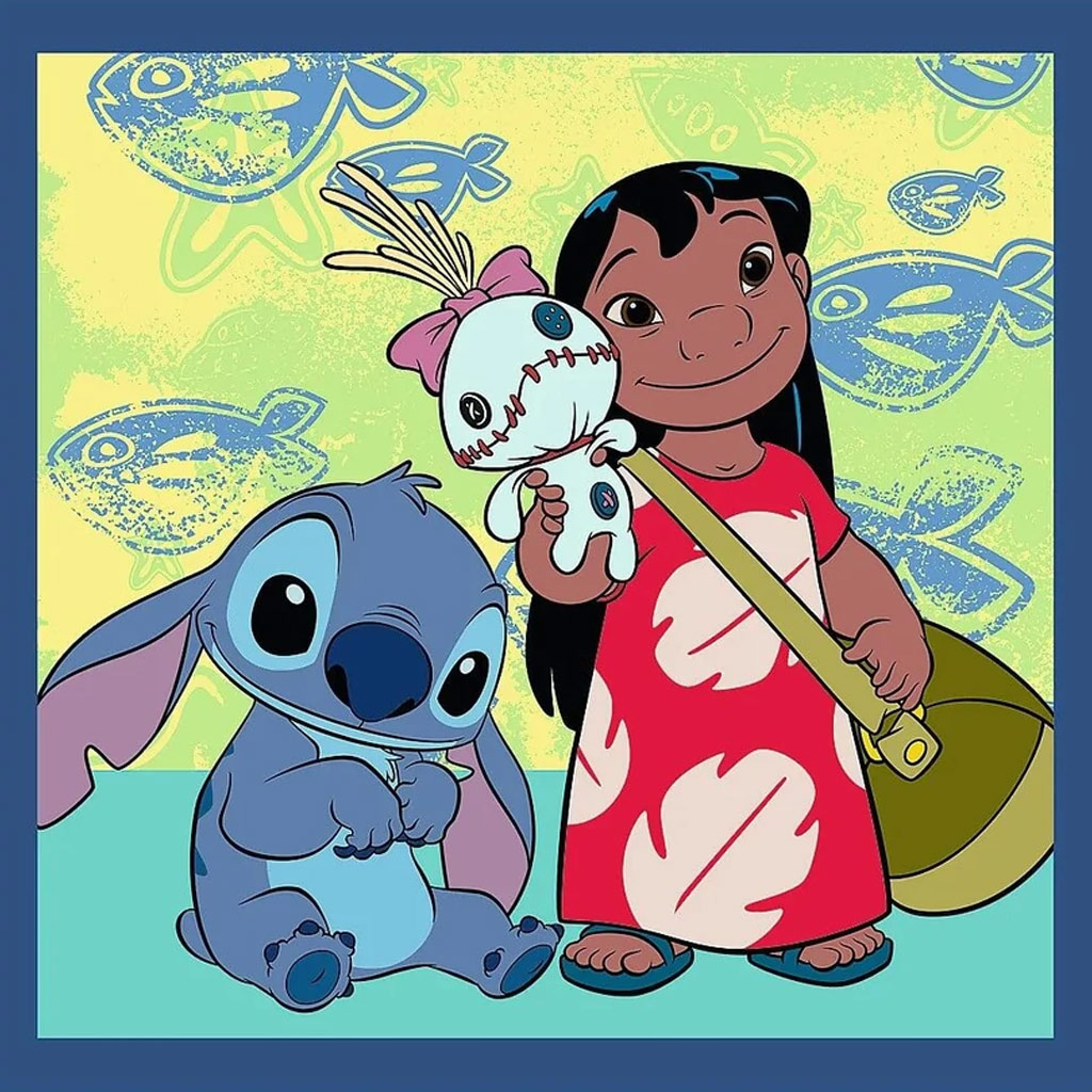 imagen de Lilo y Stitch - 3 en 1 rompecabezas de 20-36-50 piezas - Trefl 2
