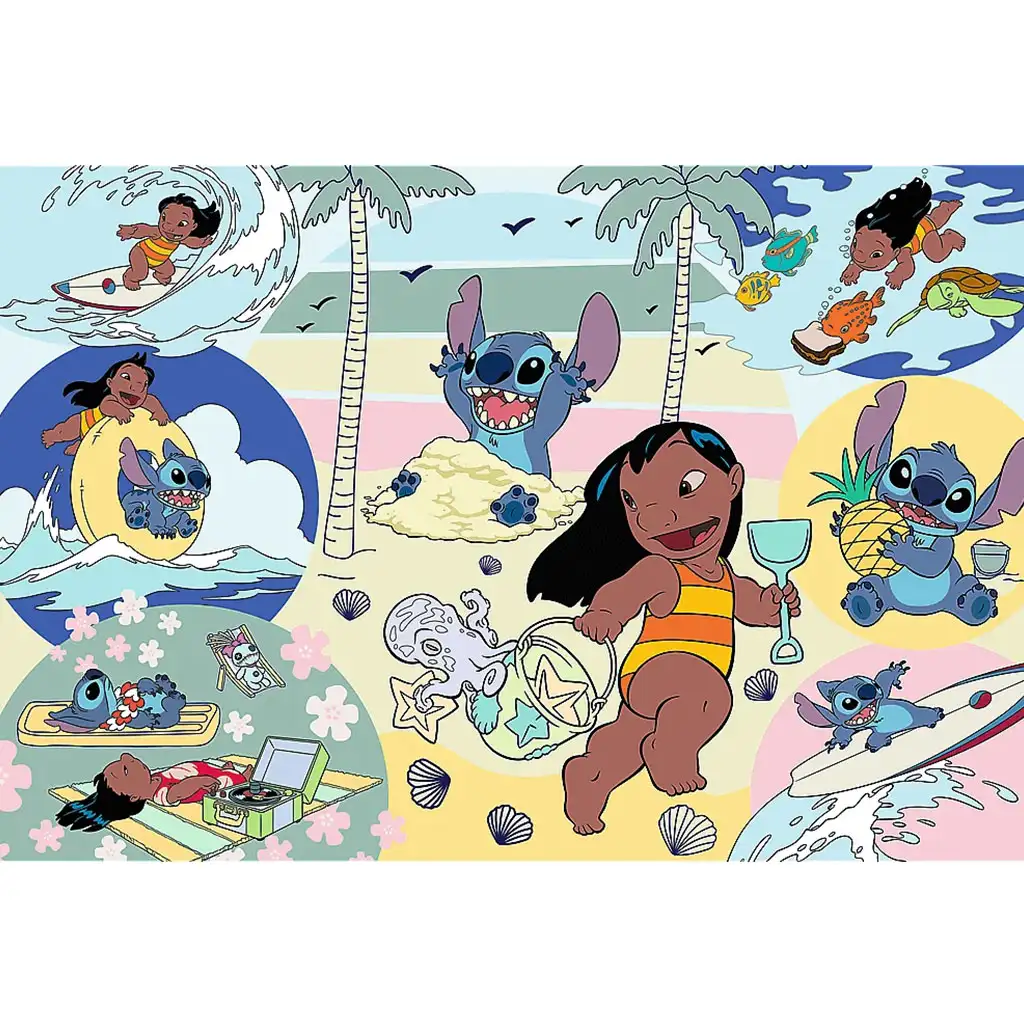 imagen de Lilo y Stitch aventuras 160 piezas puzzle - Trefl 2