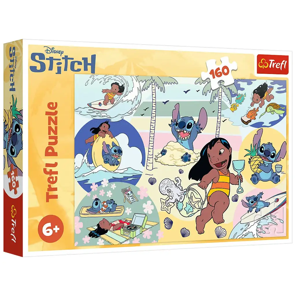 imagen de Lilo y Stitch aventuras 160 piezas puzzle - Trefl 1