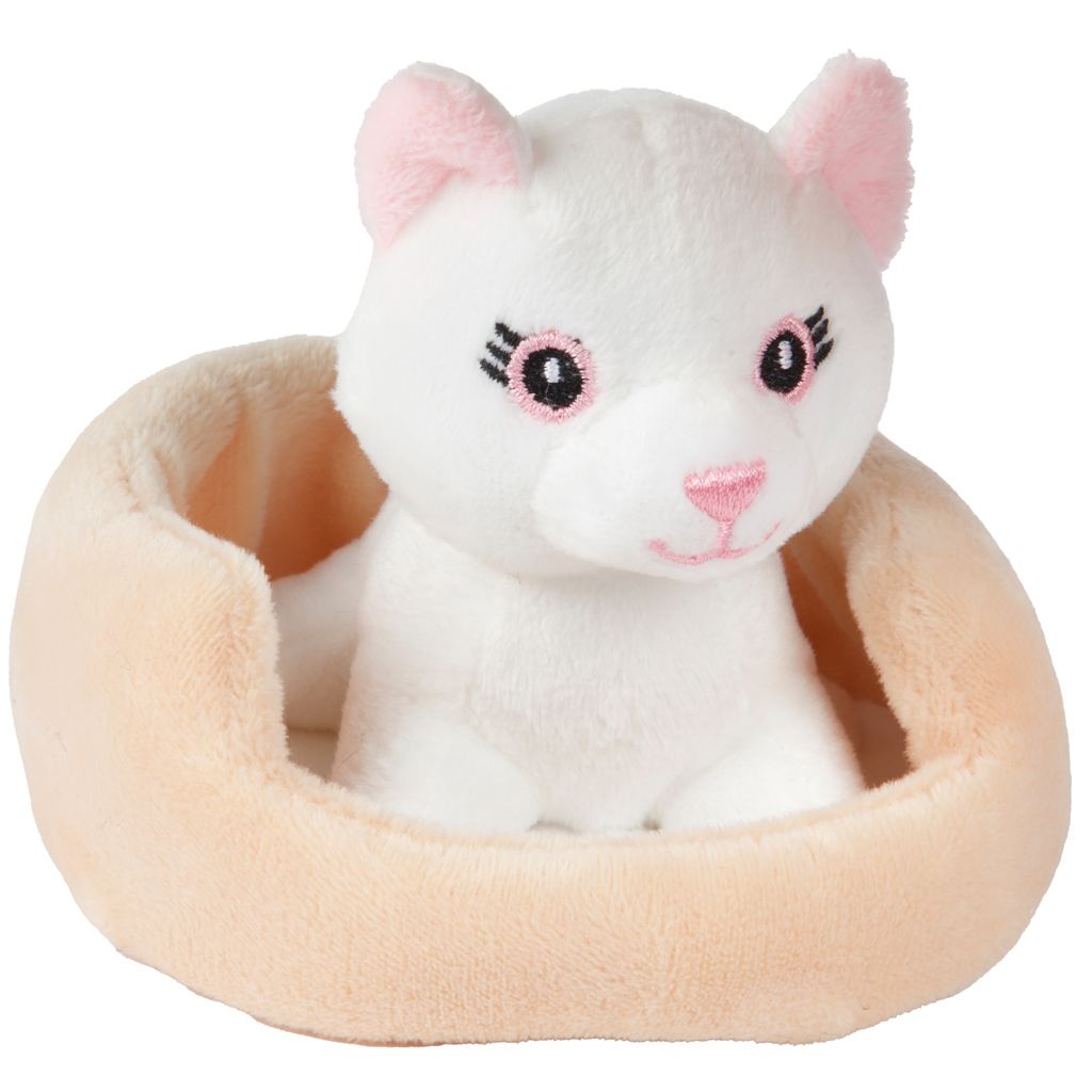 imagen de Lindos animales de peluche con cama en varias versiones 1ud 3