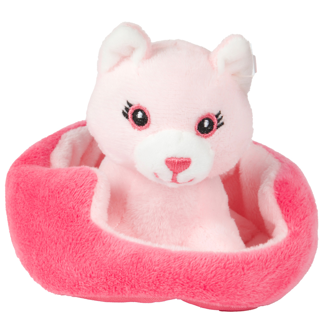 imagen de Lindos animales de peluche con cama en varias versiones 1ud 4
