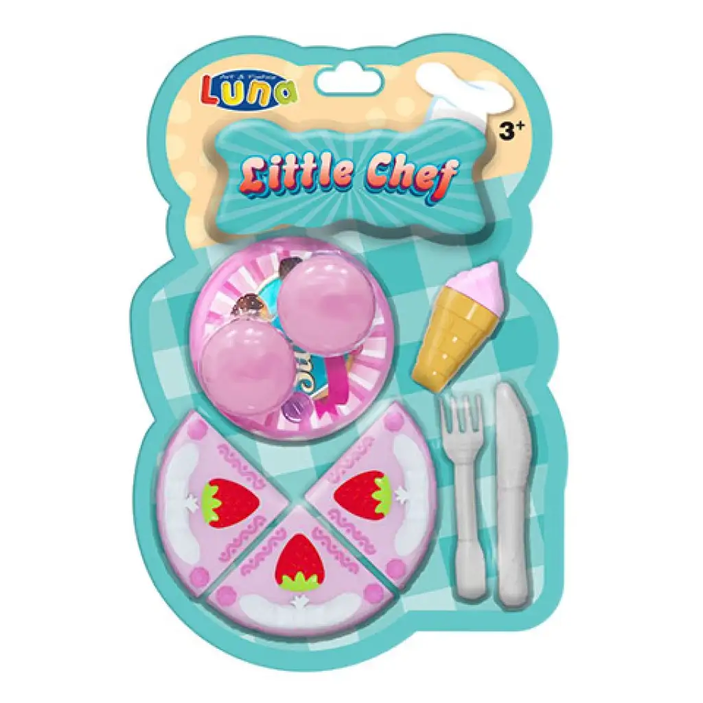 imagen de Little Chef Pequeño set de comedor 36x24cm 2 tipos 1ud 2