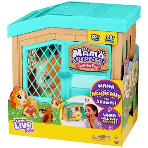 imagen de Little Live Pets Mama Suprise con sorpresa interactiva de cobaya 1