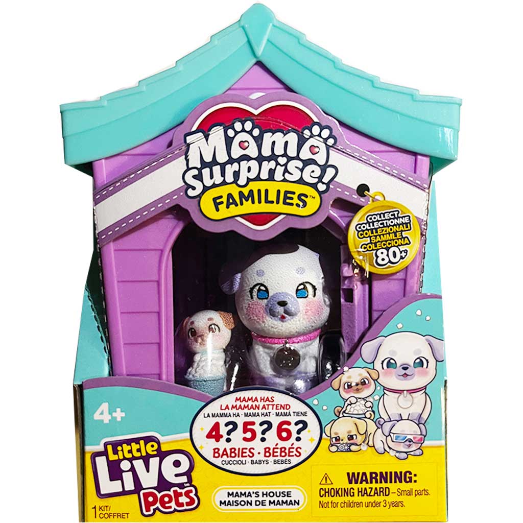 imagen de Little Live Pets: Mama Surprise Pug familia 1