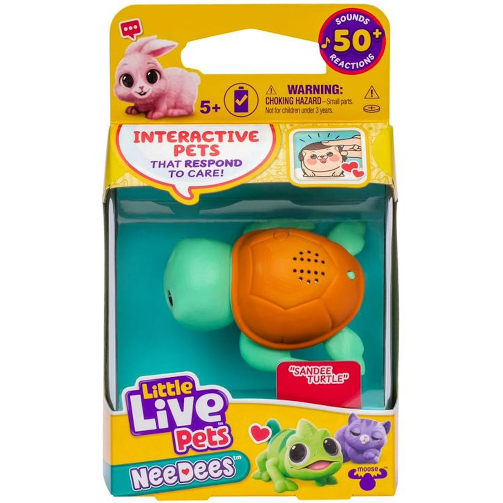 imagen de Little Live Pets: Needees Coleccionables de Mascotas - Sandee Tortuga 1