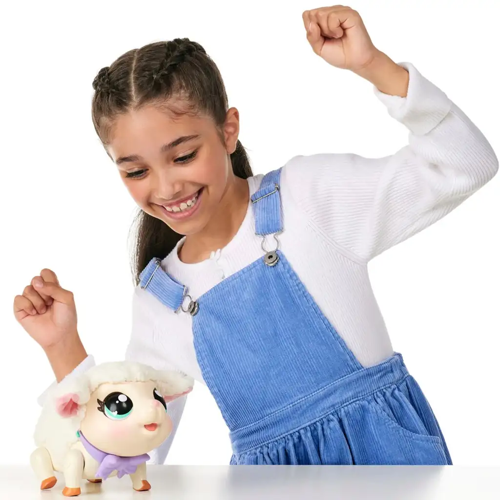 imagen de Little Live Pets: Snowie Cordero, la oveja interactiva con sonido y función de movimiento 4