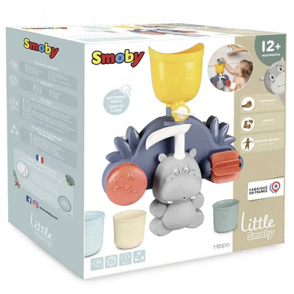 imagen de Little Smoby: Pequeño hipopótamo de baño - Simba Toys 1