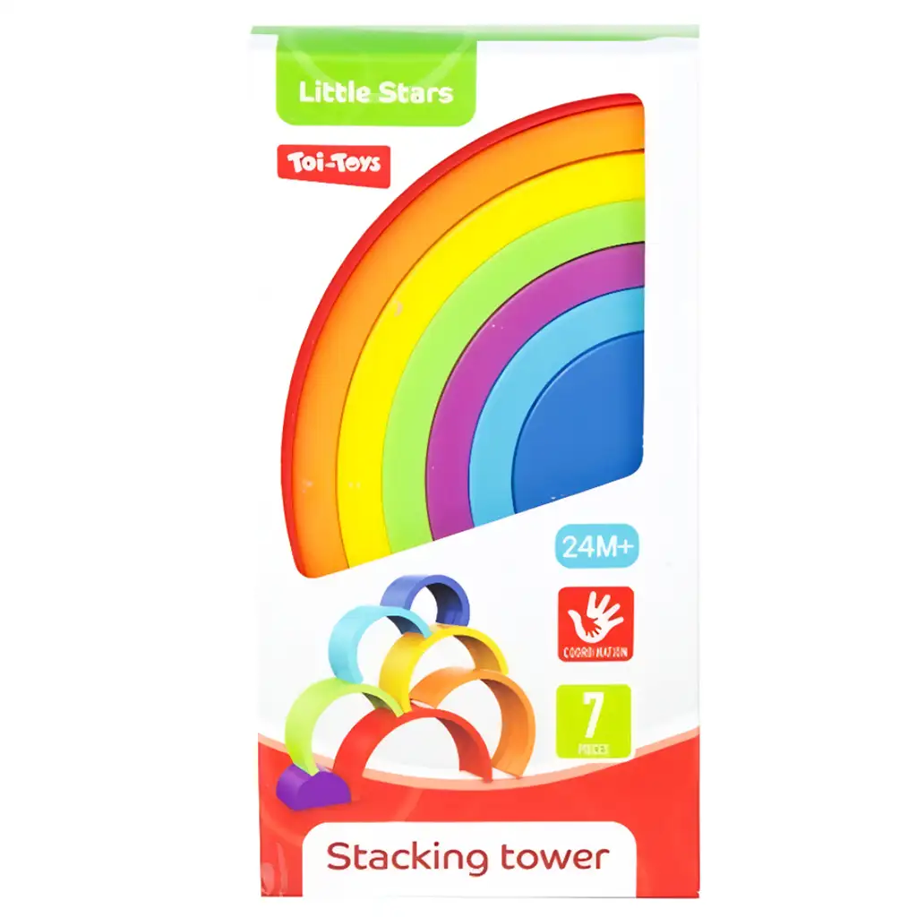imagen de Little Stars: Juego de apilamiento arcoíris 2