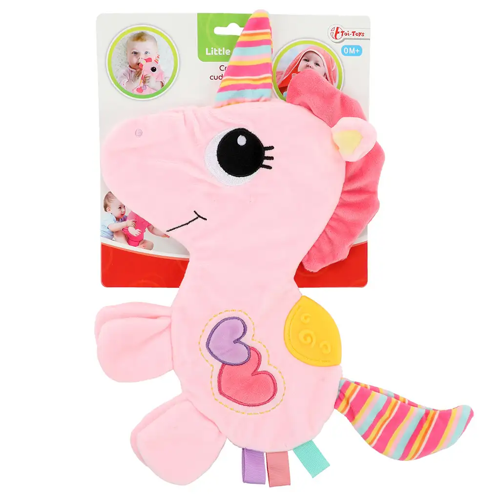 imagen de Little Stars: Pañuelo de babero con mordedor de unicornio 2