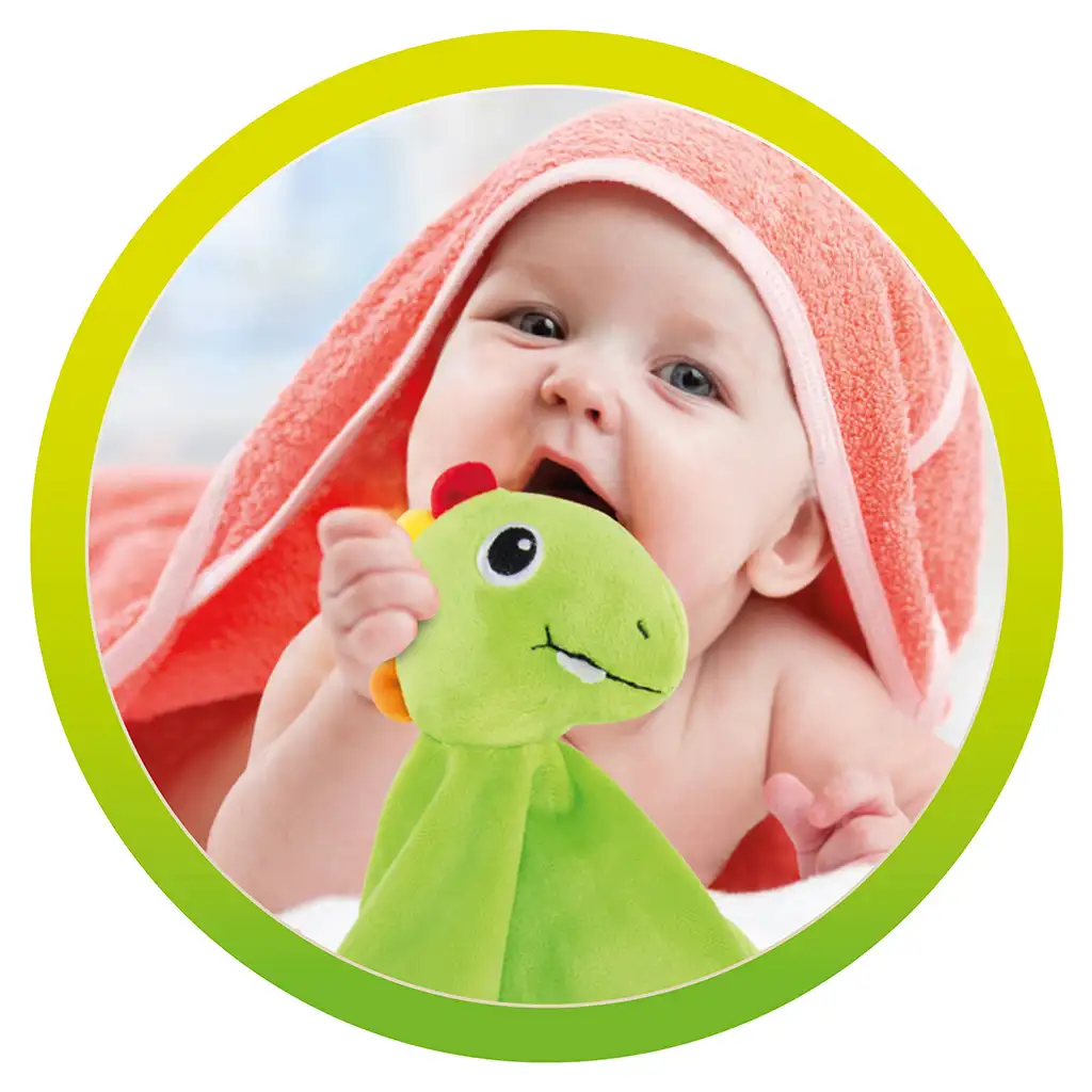 imagen de Little Stars: Pañuelo de peluche de dinosaurio 4