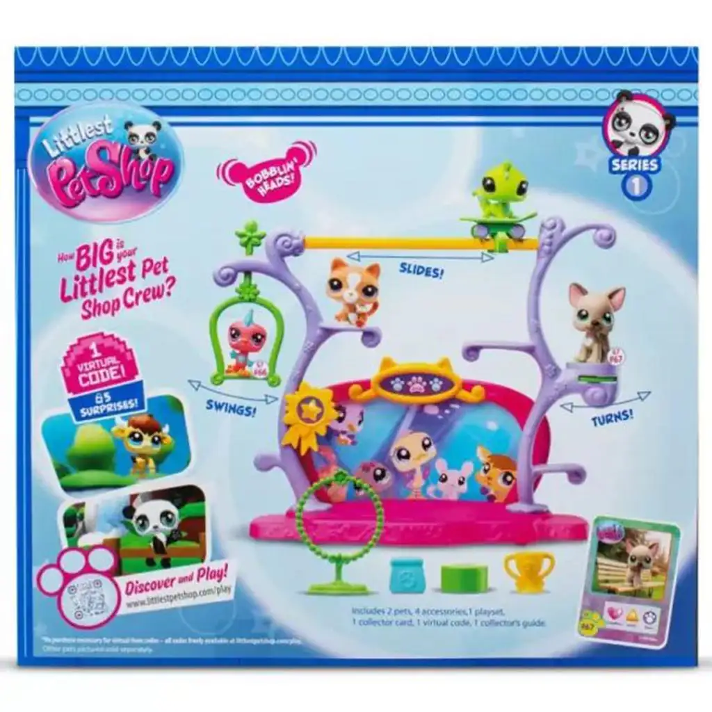 imagen de Littlest Pet Shop: Conjunto de juego de animales talentosos con 2 figuras, serie 1 3