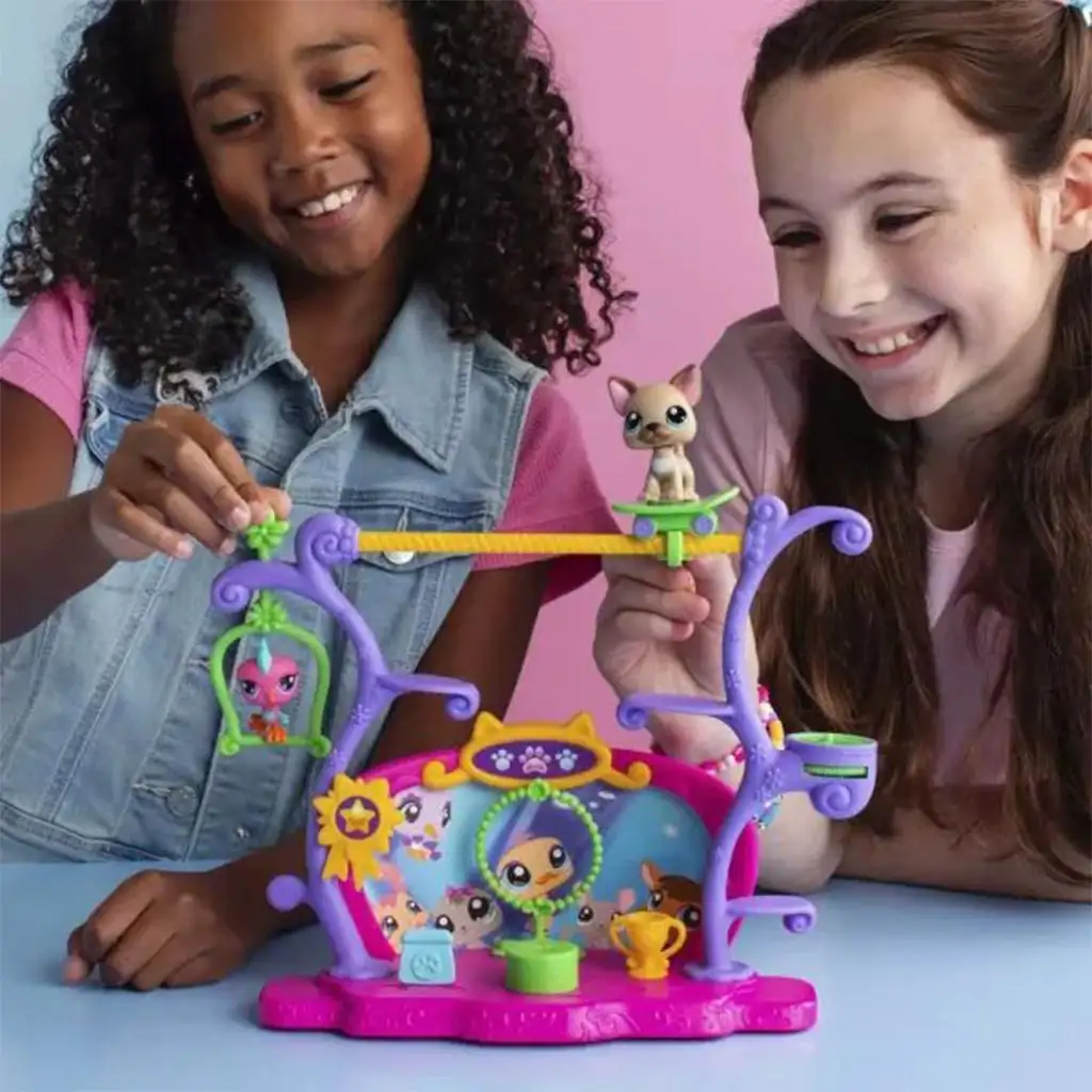 imagen de Littlest Pet Shop: Conjunto de juego de animales talentosos con 2 figuras, serie 1 4