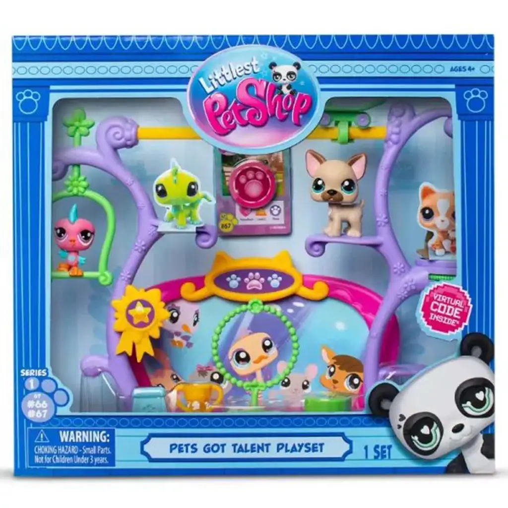 imagen de Littlest Pet Shop: Conjunto de juego de animales talentosos con 2 figuras, serie 1 1
