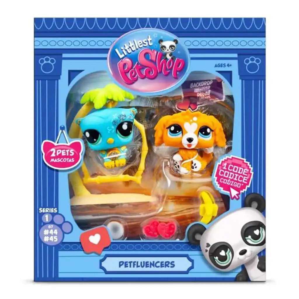 imagen de Littlest Pet Shop: Paquete de 2 piezas de Petfluencer de varios tipos 1 unidad 3