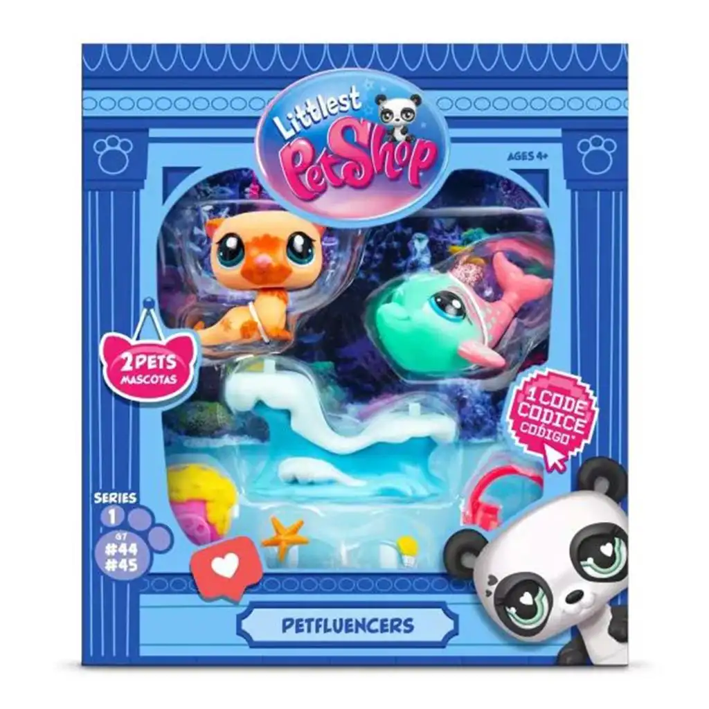 imagen de Littlest Pet Shop: Paquete de 2 piezas de Petfluencer de varios tipos 1 unidad 1