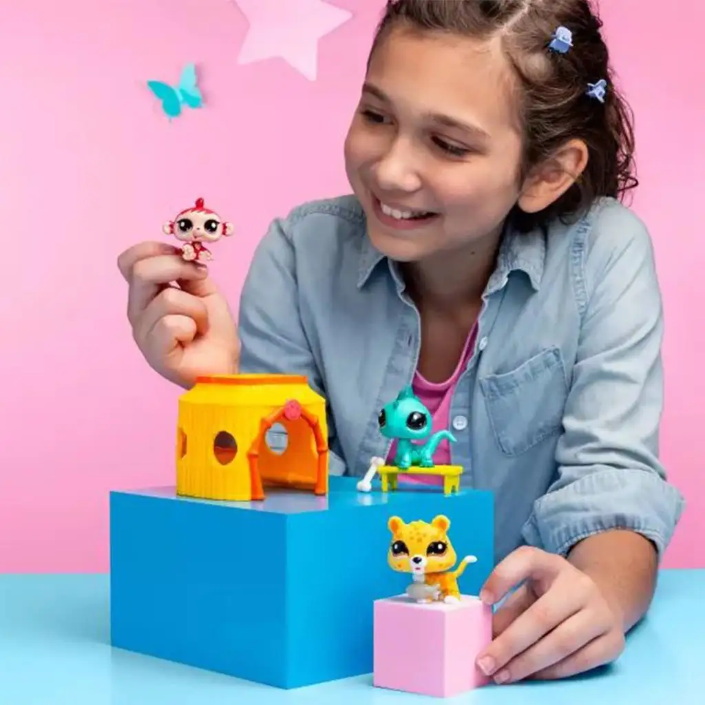 imagen de Littlest Pet Shop: paquete de 3 figuras serie 1 - Jungla 4