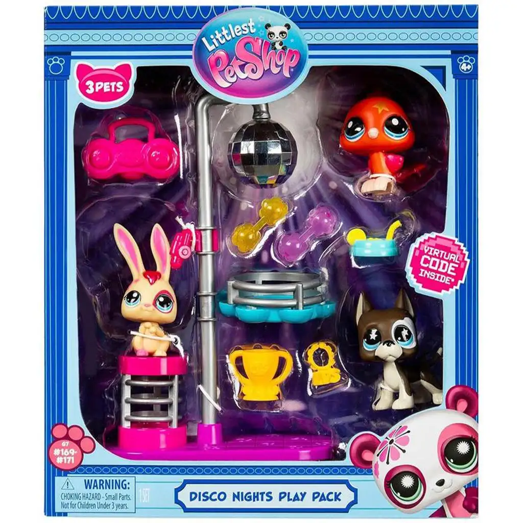imagen de Littlest Pet Shop: Paquete de figura de disco de 3 piezas 2