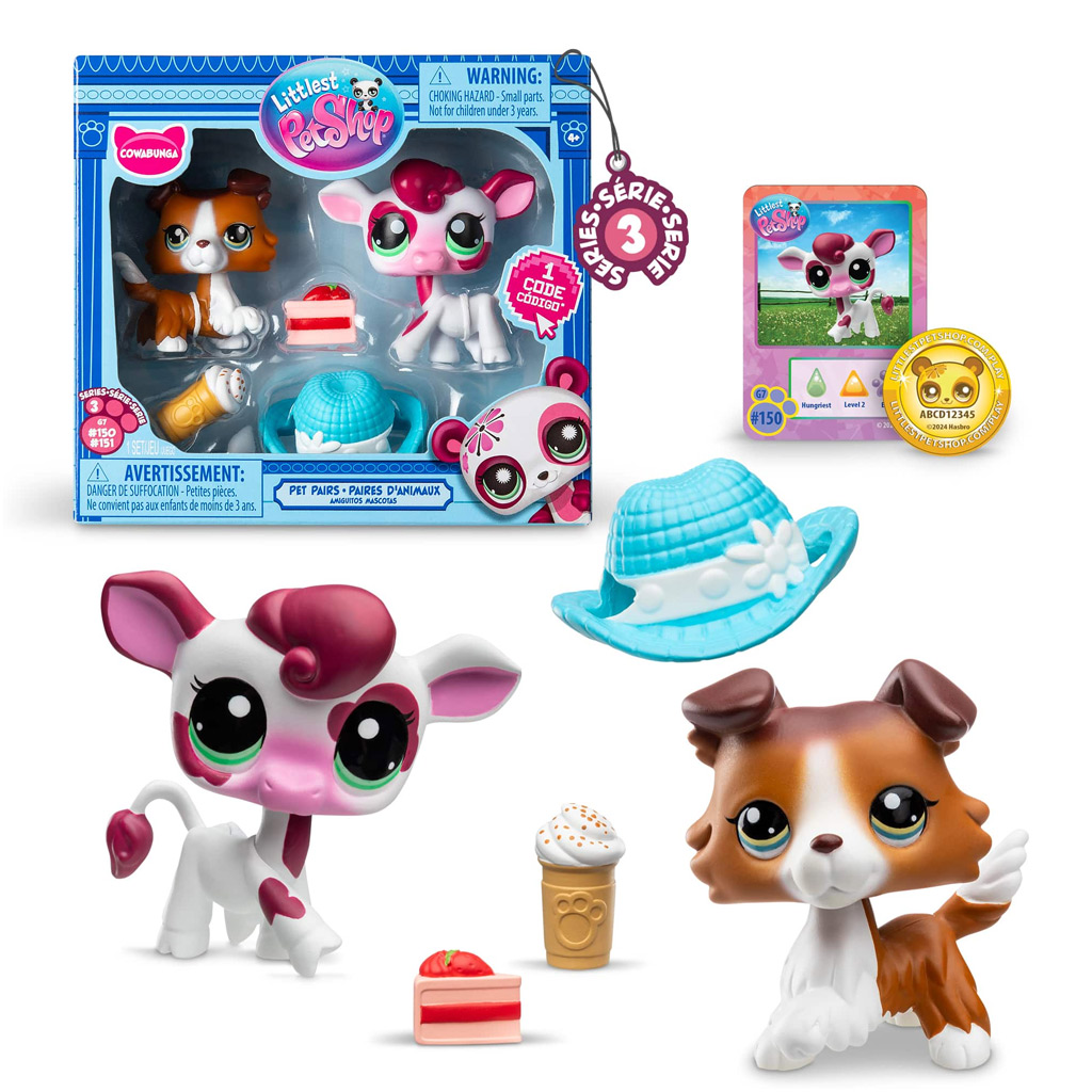 imagen de Littlest Pet Shop: Paquete de figura de mascota doble S3 en varias versiones 1ud 2