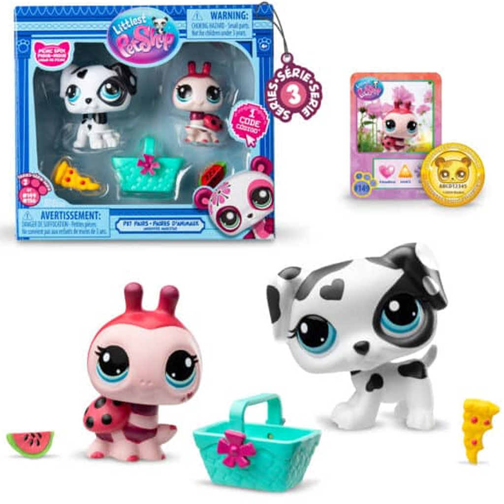 imagen de Littlest Pet Shop: Paquete de figura de mascota doble S3 en varias versiones 1ud 3