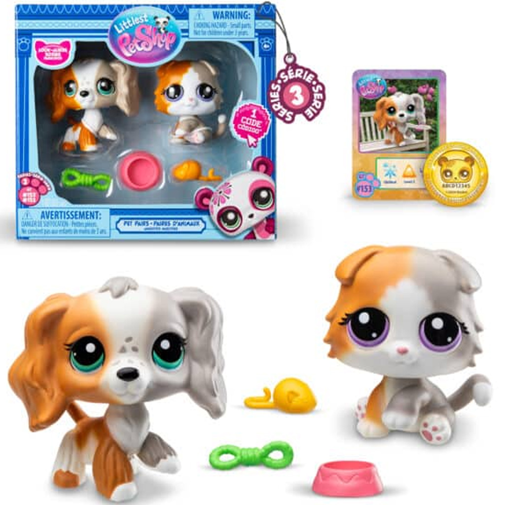 imagen de Littlest Pet Shop: Paquete de figura de mascota doble S3 en varias versiones 1ud 4