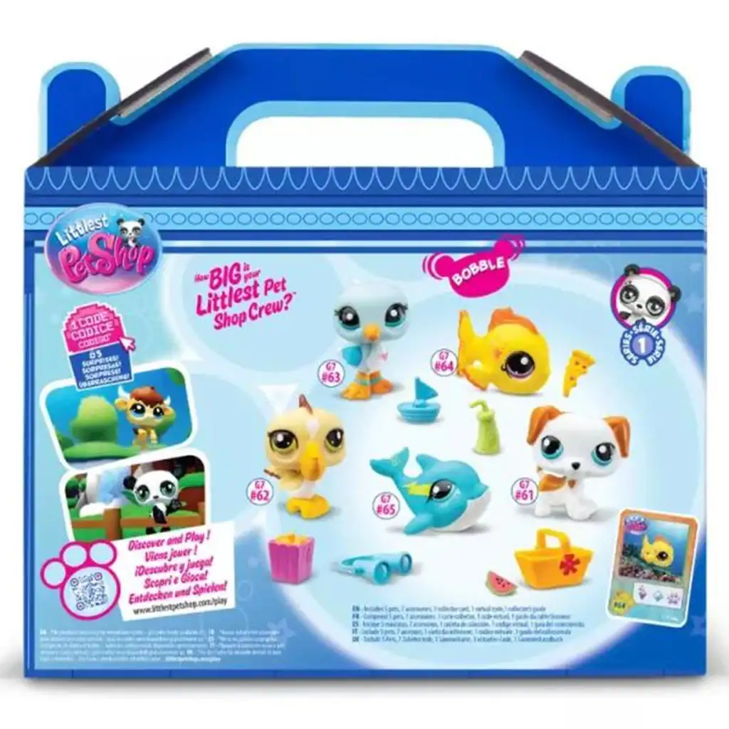 imagen de Littlest Pet Shop: paquete de figuras de 5 piezas serie 1 - Playa 3