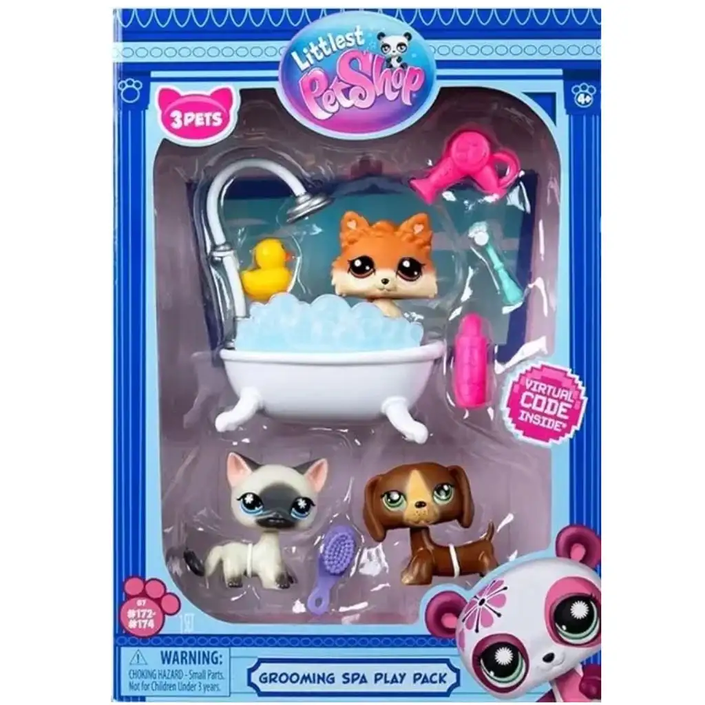 imagen de Littlest Pet Shop: Spa paquete de 3 figuras 1