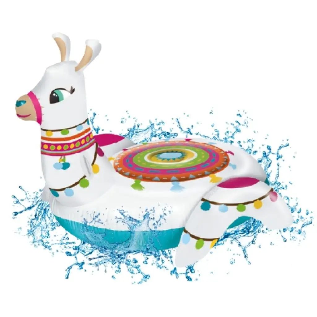 imagen de Llama jumbo inflable colchón de goma 115cm 1