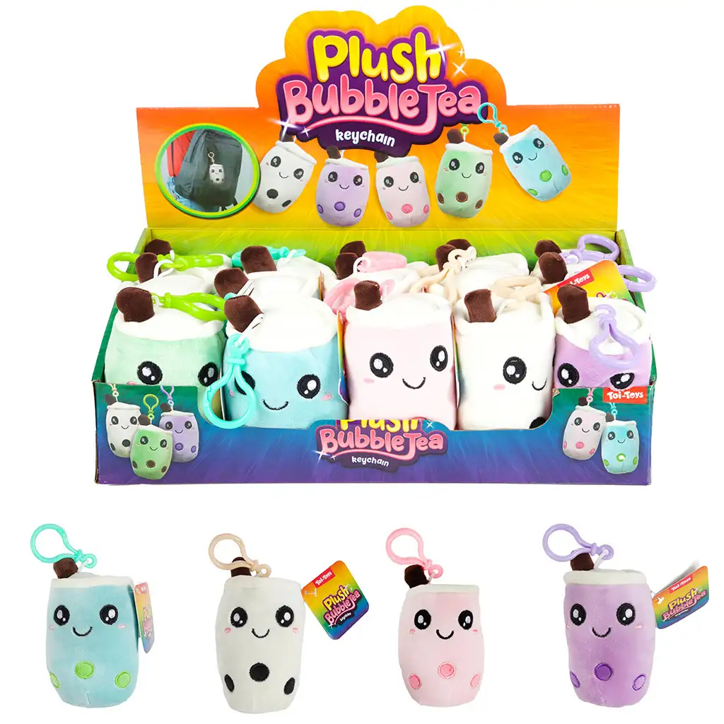 imagen de Llavero de peluche de Bubble Tea en varias versiones 1ud 1