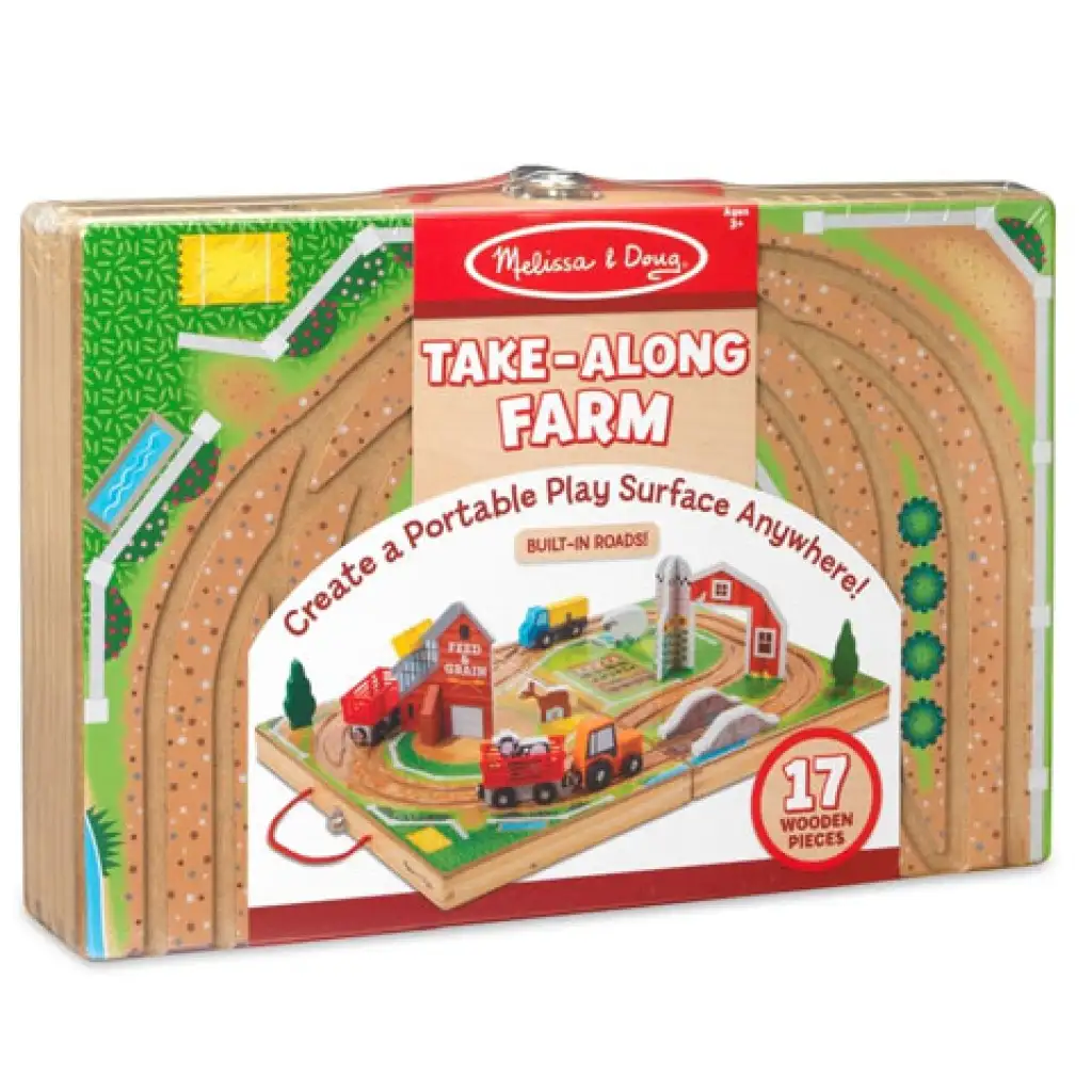 imagen de Lleva contigo set de juego de granja de madera - Melissa & Doug 4