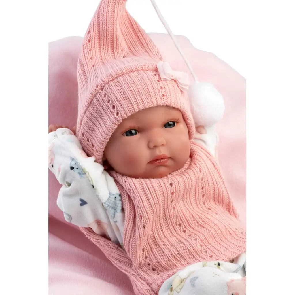imagen de Llorens: Bimba muñeca recién nacida con almohada 35cm 2
