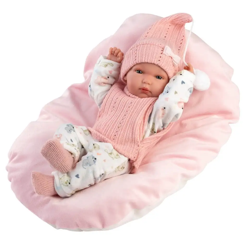imagen de Llorens: Bimba muñeca recién nacida con almohada 35cm 3