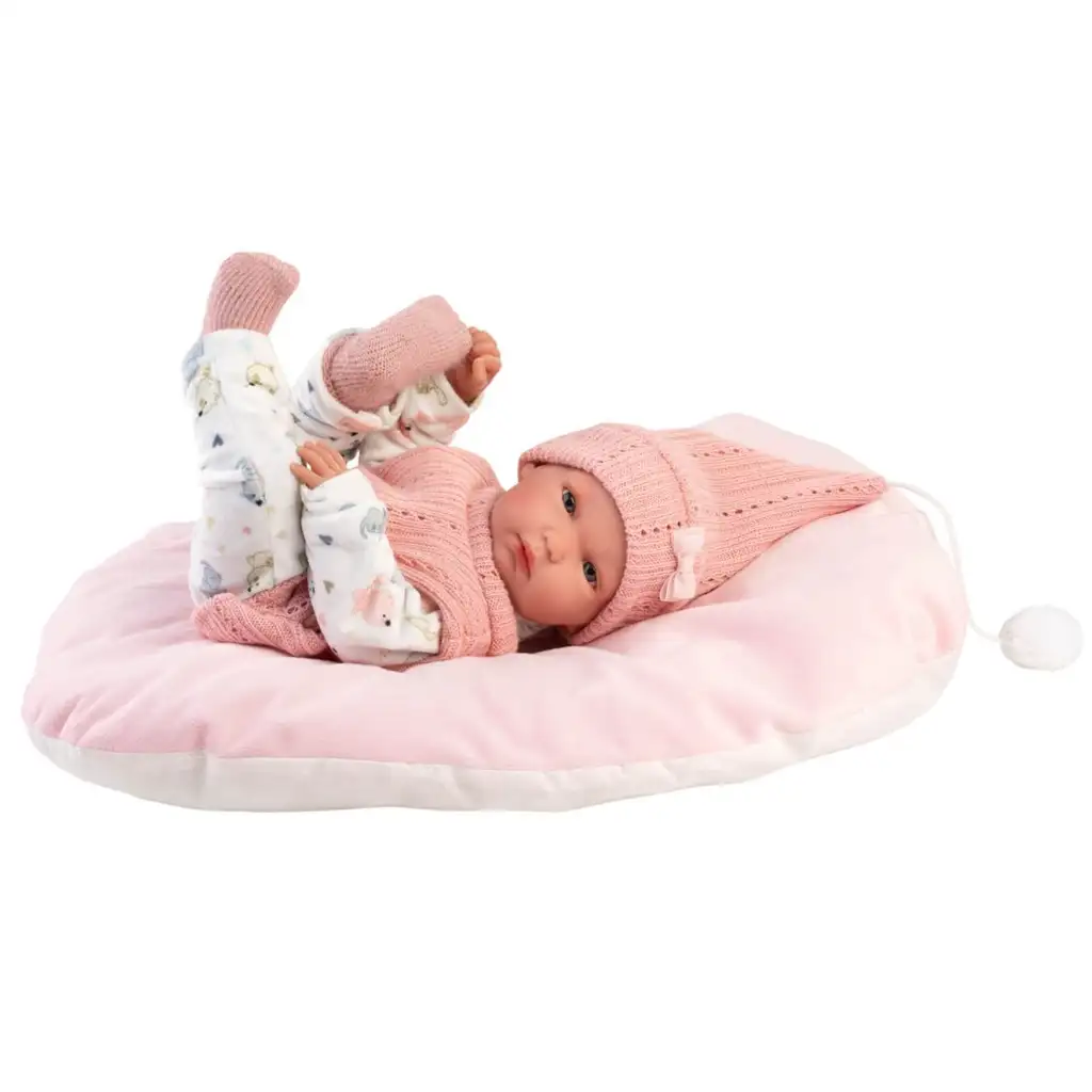 imagen de Llorens: Bimba muñeca recién nacida con almohada 35cm 4