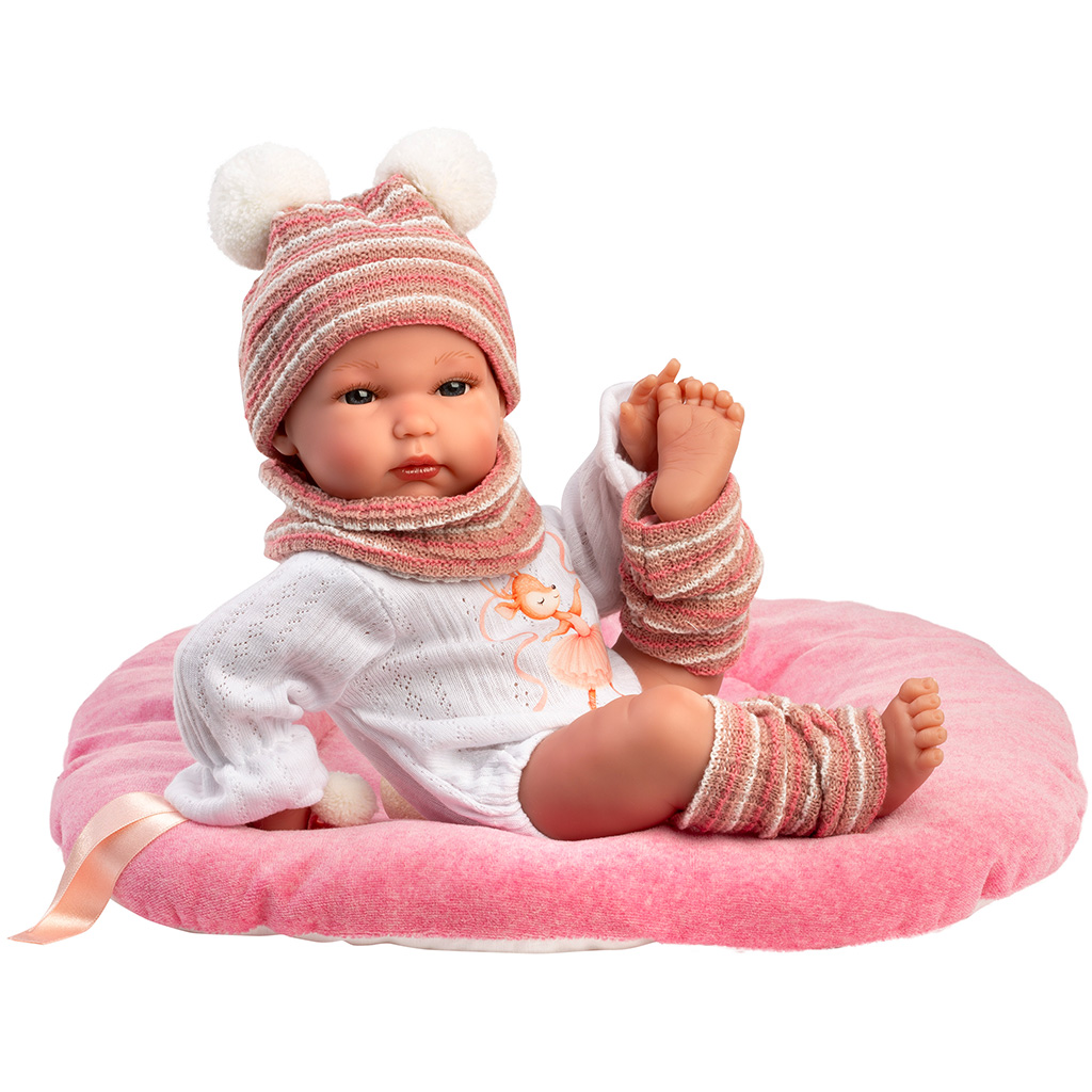 imagen de Llorens: Bimba muñeca recién nacida de 35 cm con almohada suave 2