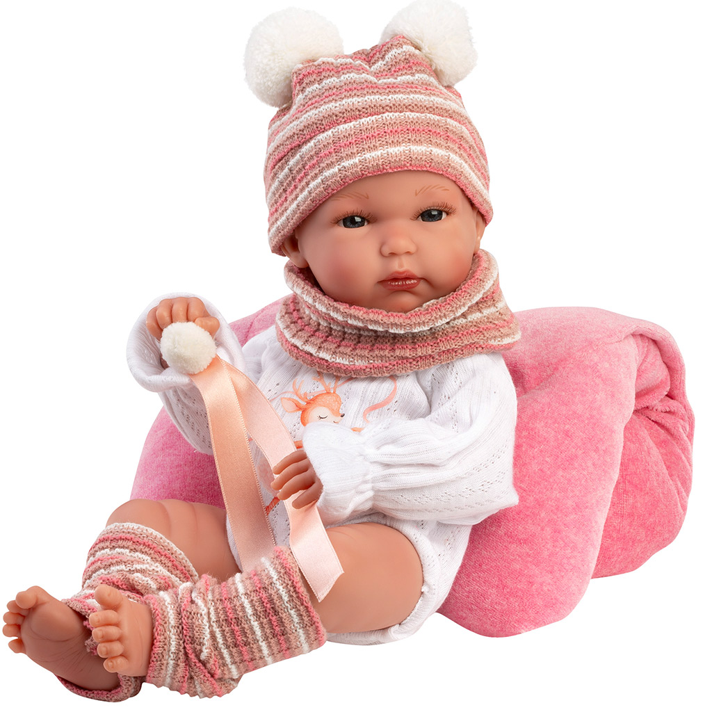 imagen de Llorens: Bimba muñeca recién nacida de 35 cm con almohada suave 3