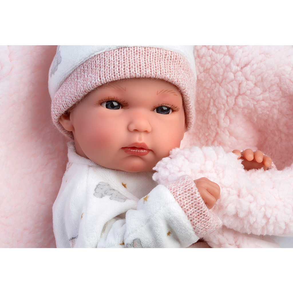 imagen de Llorens: Bimba muñeca recién nacida de 35 cm con biberón y manta 4