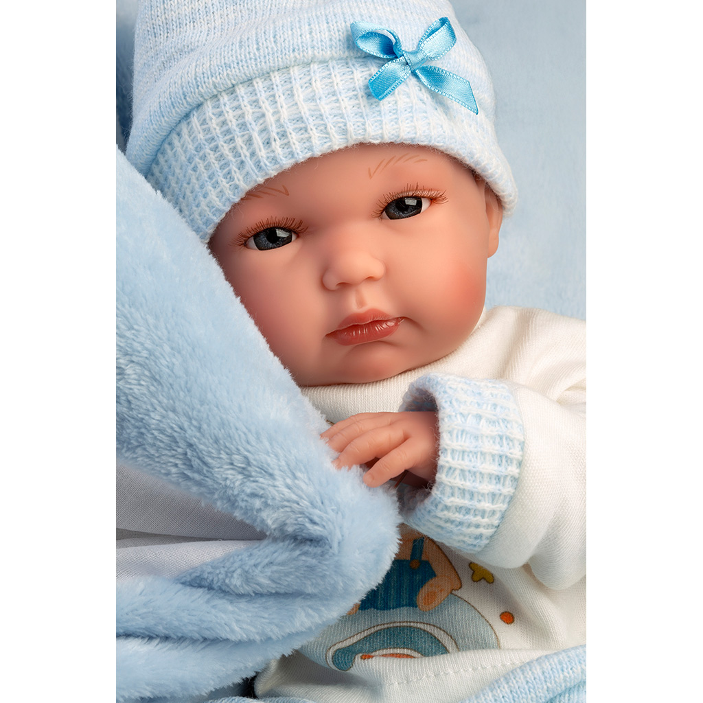 imagen de Llorens: Bimbo muñeca recién nacida de 35 cm con almohada 4