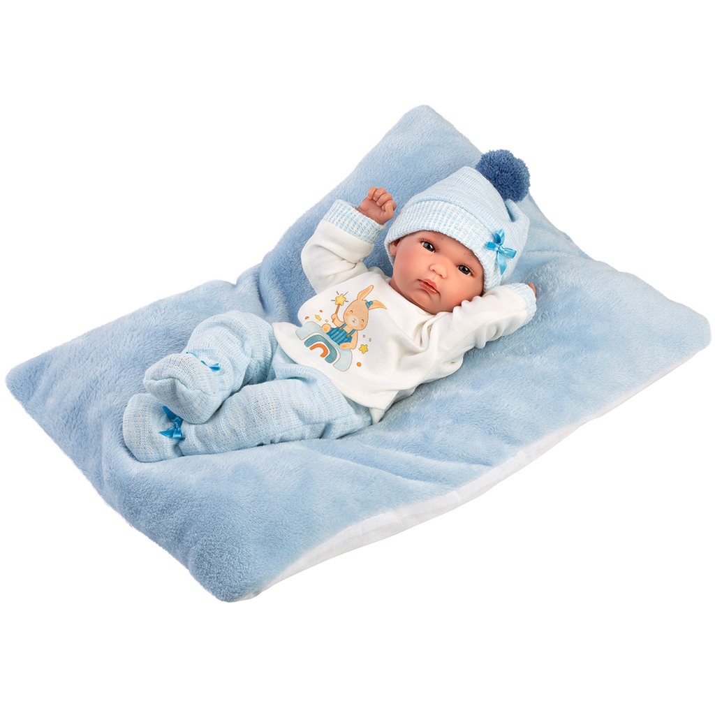 imagen de Llorens: Bimbo muñeca recién nacida de 35 cm con almohada 1