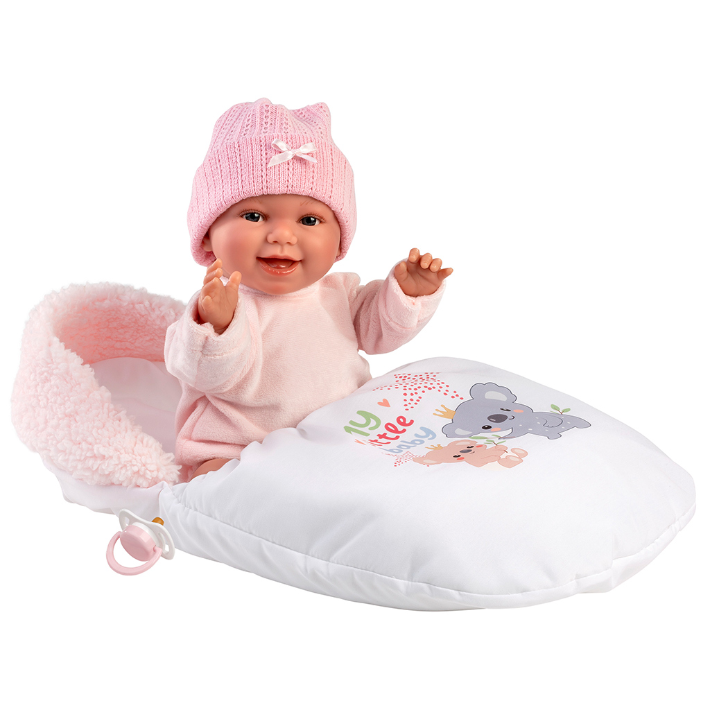 imagen de Llorens: Chloe muñeca llorona de 38 cm con saco de dormir 3