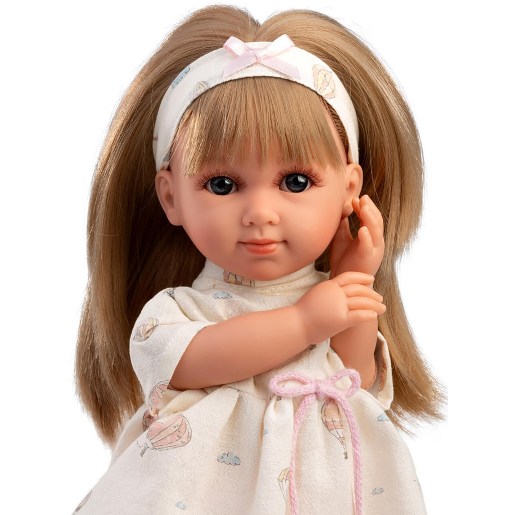 imagen de Llorens: Elena muñeca de 35 cm con vestido de globo aerostático 2