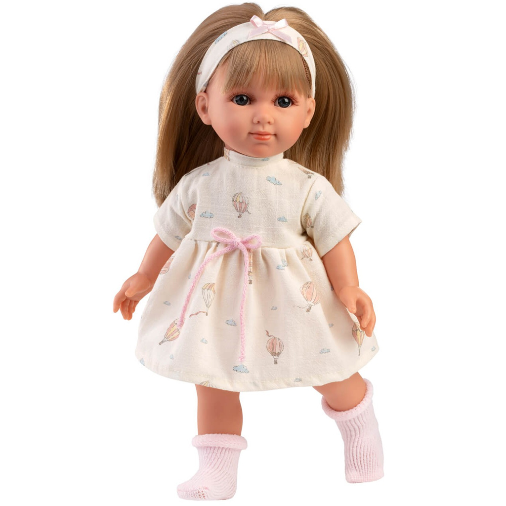 imagen de Llorens: Elena muñeca de 35 cm con vestido de globo aerostático 3