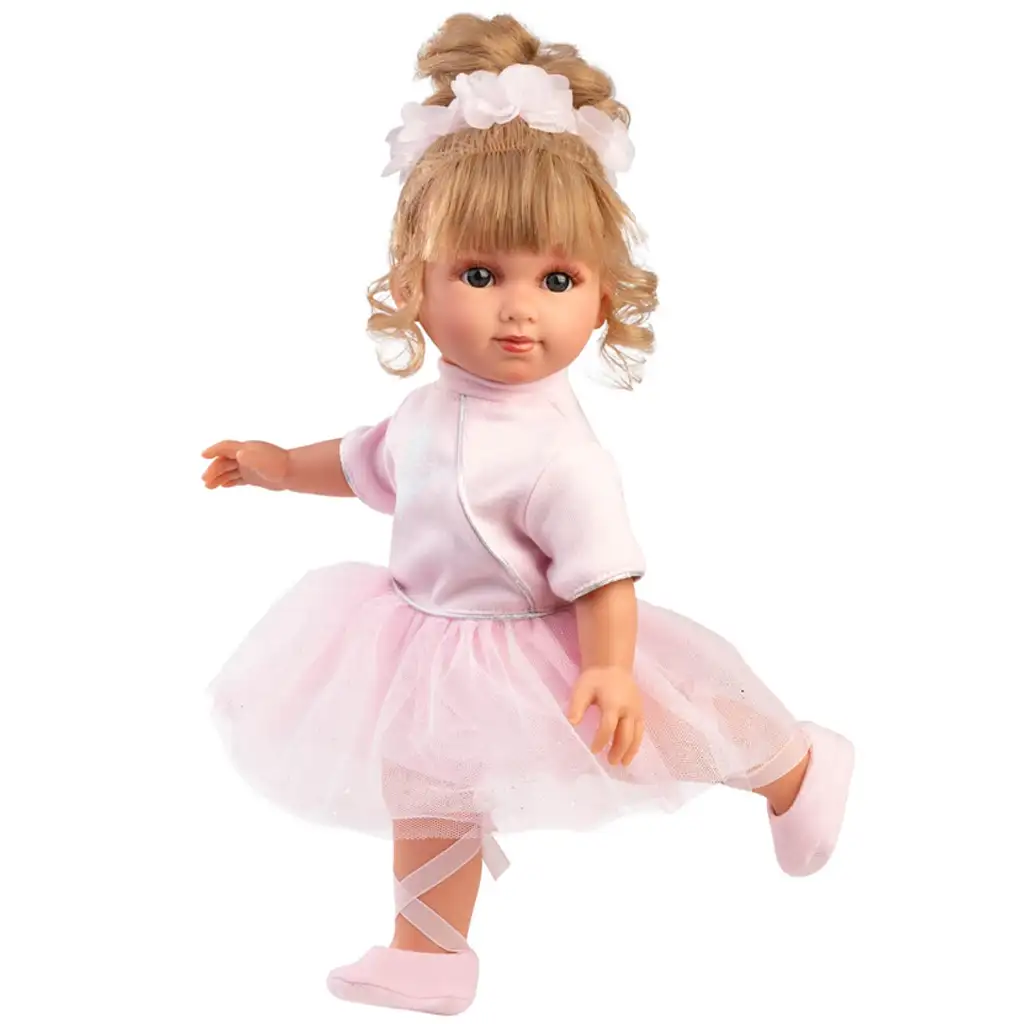 imagen de Llorens: Elena muñeca de 35 cm en vestido de ballet 1