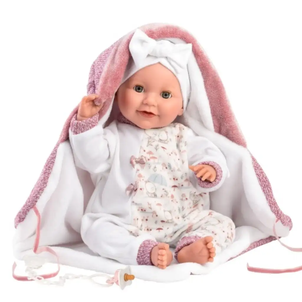 imagen de Llorens: Heidi Llorana muñeca recién nacida de 42cm con manta 2